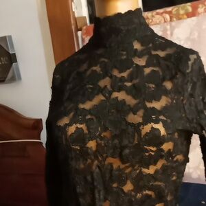 All lace little black dress. Size Small.